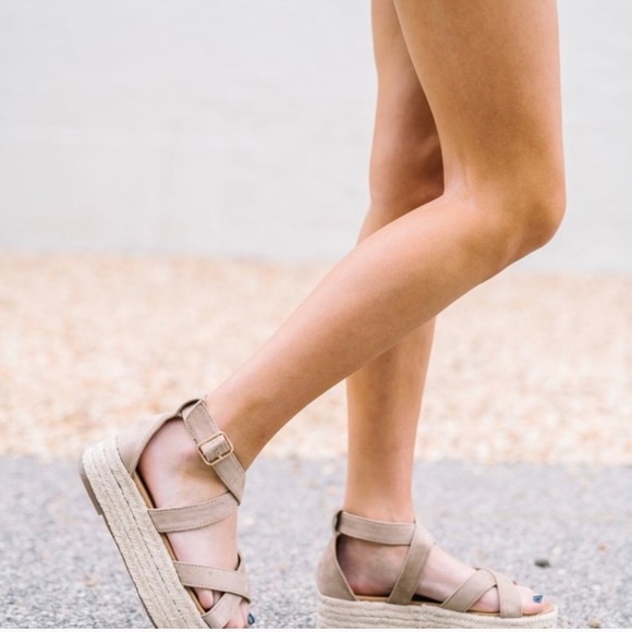 Natural Wedge Espadrille - Picture 2 of 3